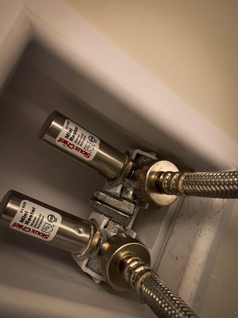 Water hammer arrestor in context